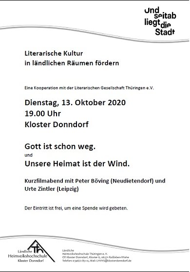 Literarische Kultur in l&auml;ndlichen R&auml;umen f&ouml;rdern (Foto: Kloster Donndorf)