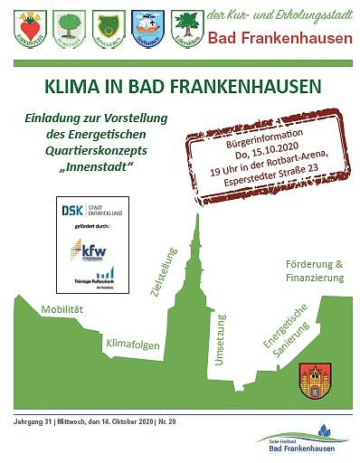 Einwohnerversammlung f&uuml;r die Stadt Bad Frankenhausen (Foto: Stadtmarketing Bad Frankenhausen)