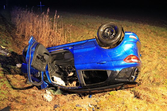 Unfall mit Todesfolge bei Greussen (Foto: S.Dietzel)