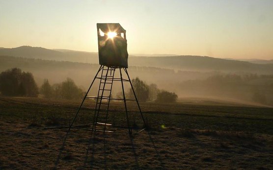 Jagdkanzel Hochsitz (Foto: Rolf Sikorski)