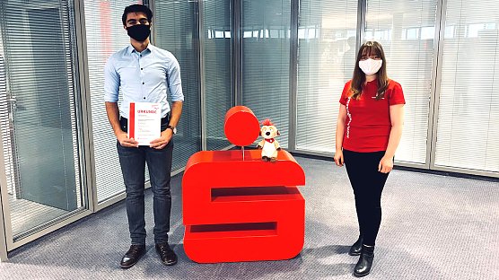 Geschwister Scholl Gymnasium gewinnt den 1. Platz (Foto: Bettina Fischer, Kyffh&auml;user Sparkasse Artern Sondershausen)