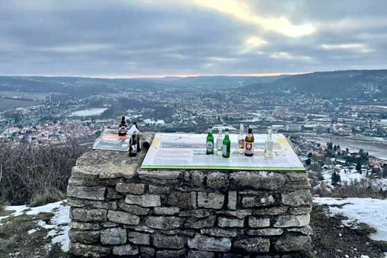 M&uuml;llablagerung auf dem Frauenberg &uuml;ber Sondershausen (Foto: privat)