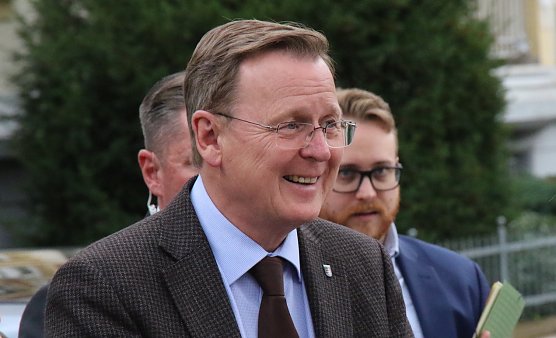 Bodo Ramelows Humor kommt nicht bei allen gut an (Foto: nnz-Archiv) Bodo Ramelows Humor kommt nicht bei allen gut an (Foto: nnz-Archiv)