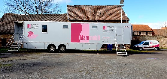 Mammobil in Artern (Foto: Mammographie Screening Th&uuml;ringen Nord West  )