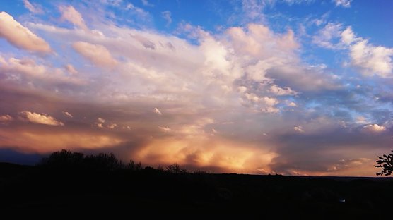 Unser Wetterbild kommt heute von Christoph Burkert der gestern "Corona" einmal anders eingefangen hat (Foto: Christoph Burkert)