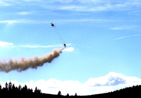 Kalkauswurf (Foto: Th&uuml;ringenForst)