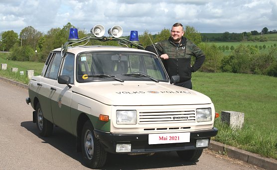 Florian mit seinem neuen "Spielzeug" (Foto: Ulrich Reinboth) Florian mit seinem neuen "Spielzeug" (Foto: Ulrich Reinboth)