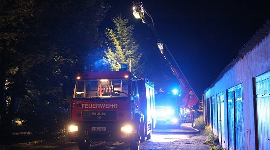 N&auml;chtlicher Brand in Ebeleben (Foto: S.Dietzel)