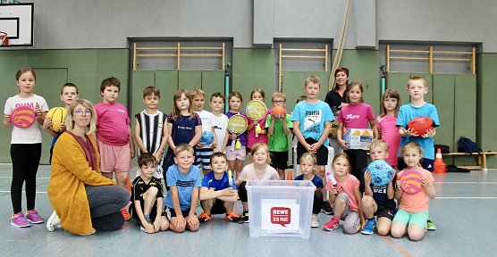 Sch&uuml;lerinnen und Sch&uuml;ler der Klasse 1c der Staatlichen Grundschule "Franzberg" (Foto: Eva Maria Wiegand)