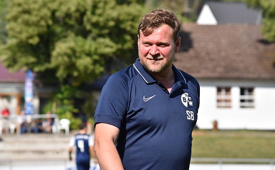 Blau-Wei&szlig;-Coach Silvio Beer zwischen Freunde und Frust (Foto: S.Beer)