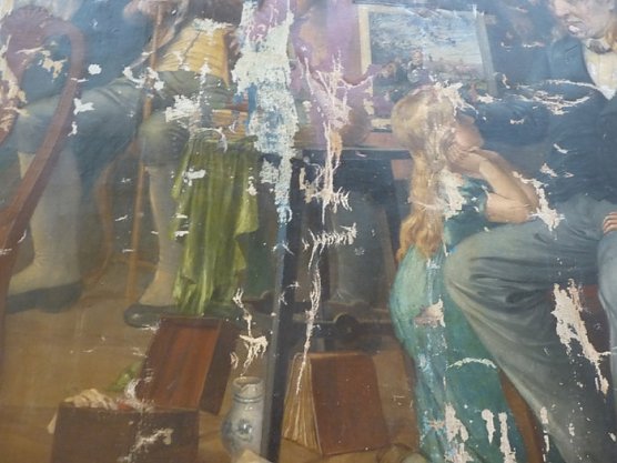 Spende f&uuml;r Stade-Gem&auml;lde (Foto: Karl-Heinz Herrmann)