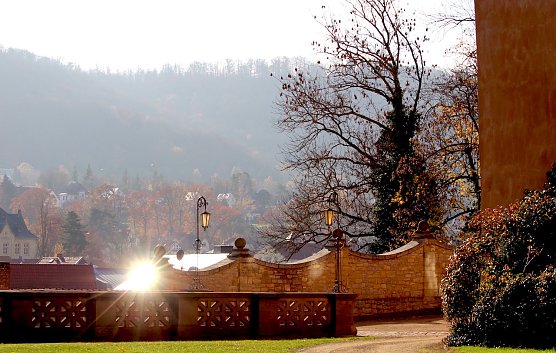 Lichtspiel &uuml;ber Sondershausen (Foto: Eva Maria Wiegand)