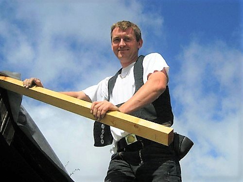 Dachdeckermeister Lars Etzrodt (Foto: C. Wilhelm)