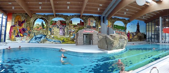 Bade-und Saunalandschaft in Bad Frankenhausen wegen Coronaverordnung geschlossen (Foto: Kyffh&auml;user Therme)