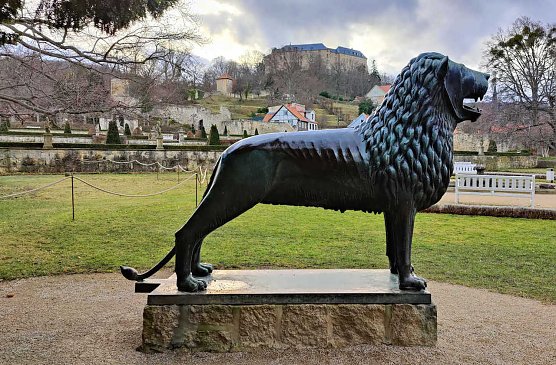 Blicke in den Schlossgarten und die Stadt Blankenburg (Foto: P.Blei) Blicke in den Schlossgarten und die Stadt Blankenburg (Foto: P.Blei)