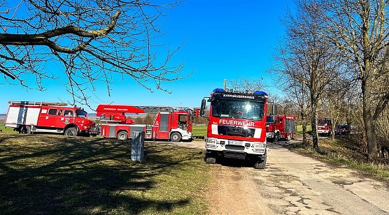 Brand in Allmenhausen (Foto: S.Dietzel)