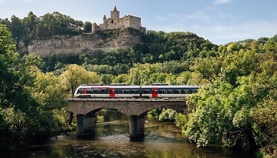 Eine Fahrt durchs Saaletal (Foto: Abellio)
