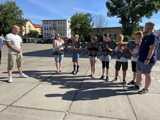 Kurstadt Grundschule sagt DANKE (Foto: Stephanie Grimm)