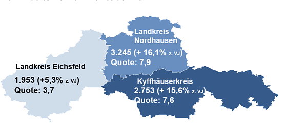 Der Nordthüringer Arbeitsmarkt im Oktober (Foto: Agentur für Arbeit) Der Nordthüringer Arbeitsmarkt im Oktober (Foto: Agentur für Arbeit)