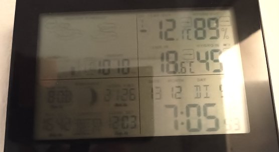 Kalte Temperaturen kurz vor dem Weihnachtsfest (Foto: T. Leipold)