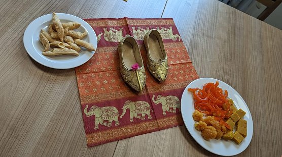 Indischer Tag bei der Seniorenwohngemeinschaft Caroline Falk in Ebeleben  (Foto: K. Krausholz)