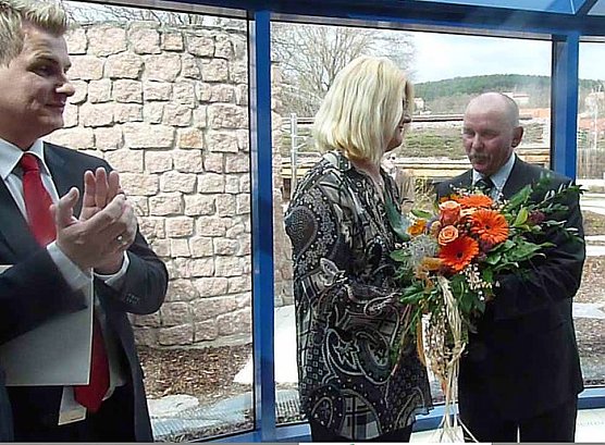 &Uuml;bergabe Therme (Foto: Karl-Heinz Herrmann)