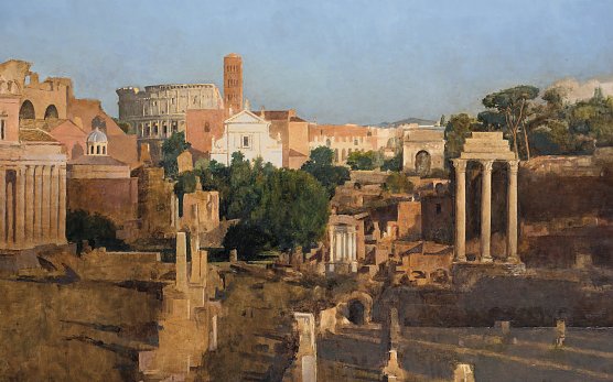 Pierluigi Isola: Veduten von Rom und Landschaftsdarstellungen der Campagna Romana  (Foto: Pierluigi Isola)