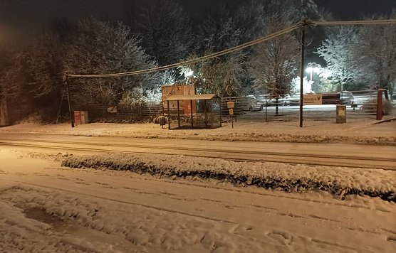 Der erste Schnee in Sondershausen-Bebra 2023 (Foto: Thomas Leipold Sondershausen-Bebra) Der erste Schnee in Sondershausen-Bebra 2023 (Foto: Thomas Leipold Sondershausen-Bebra)