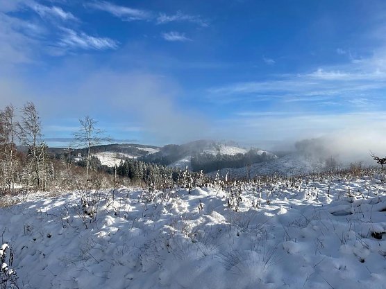 Talsperre in Neustadt im Winter (Foto: Jana Herbig)