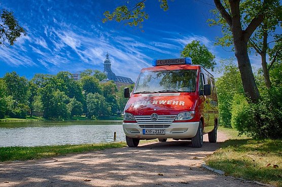 Einsatzfahrzeug der Feuerwehr sollte entwendet werden (Foto: Feuerwehr Sondershausen-Mitte  )
