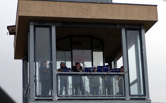 Himmlische Bl&auml;serkl&auml;nge vom Turm der Cruciskirche (Archiv F&ouml;rderverein) (Foto: F&ouml;rderverein Cruciskirche Sondershausen)