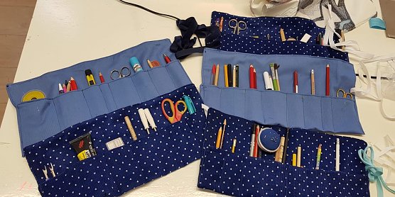 N&auml;hen in den Winterferien (Foto: Sandra Blunk)