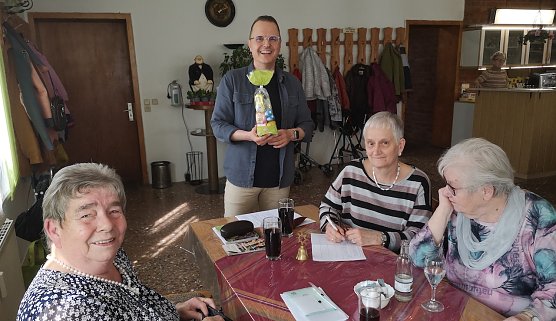 Stadtratsmitglied Tobias Schneegans besuchte die Mitglieder der WB 4 der Volkssolidarit&auml;t in Sondershausen (Foto: T. Leipold)