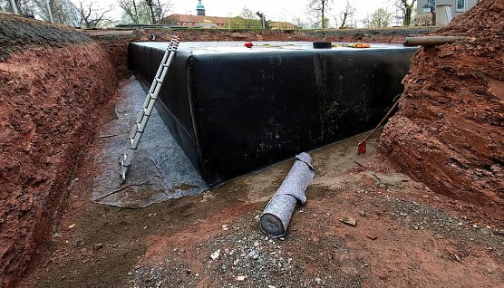 Neue Zisterne auf Schloss Sondershausen (Foto: Stephan G&ouml;pffarth)