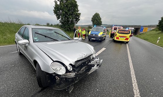 Am Ende einer Horrorfahrt kurz vor Nordhausen (Foto: S.Dietzel) Am Ende einer Horrorfahrt kurz vor Nordhausen (Foto: S.Dietzel)