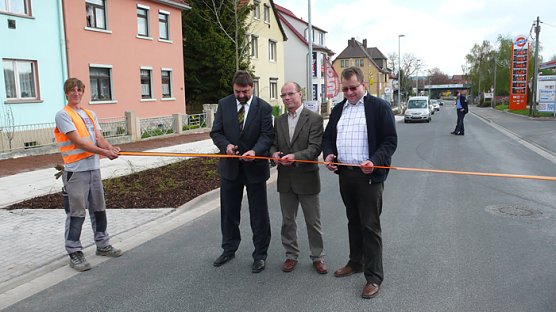 Freigabe Erfurterstra&szlig;e (Foto: Stadt Sondershausen)
