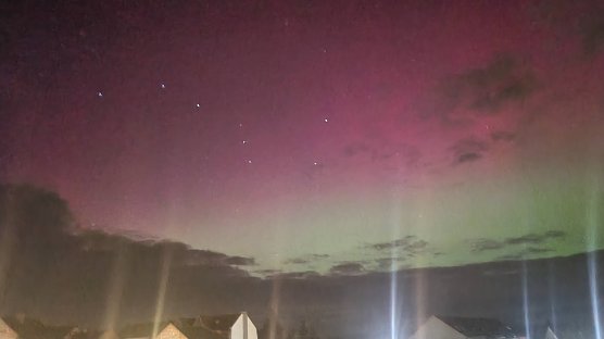 Nächtliches Lichterspiel am Bleicheröder Himmel (Foto: Michael Messing) Nächtliches Lichterspiel am Bleicheröder Himmel (Foto: Michael Messing)