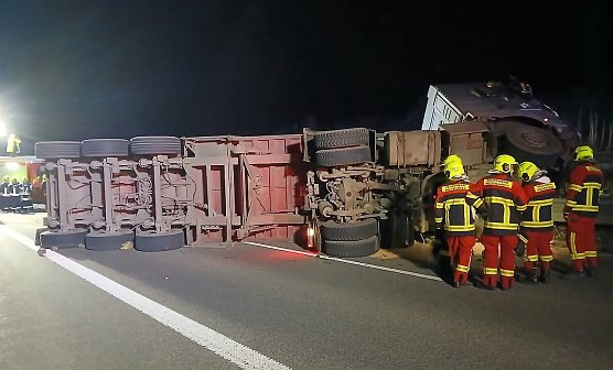 Unfall auf der A71 gestern Abend (Foto: Silvio Dietzel)