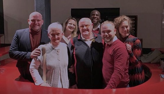 Fellas das Tenortrio nach einem Konzert im Dezember 2023 im Stocksen in Sondershausen (Foto: Thomas Leipold)