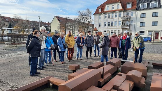 Der Verband der Behinderten besuchte den Erinnerungsort Topf & S&ouml;hne, die Ofenbauer von Auschwitz, in Erfurt (Foto: Dorothea Kieper)