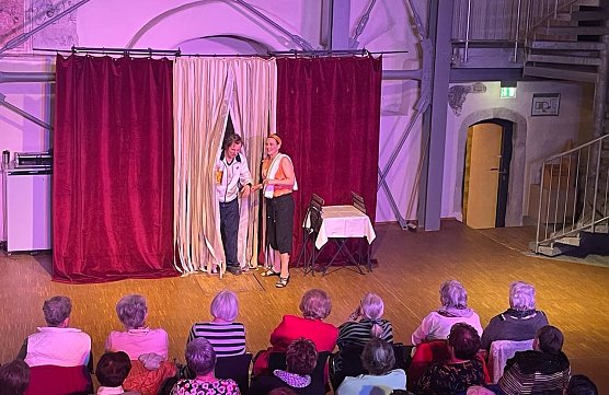 Theaterst&uuml;ck Candelight und Liebest&ouml;ter � gespielt vom Theater am Palais aus Erfurt (Foto: Landratsamt Kyffh&auml;userkreis)
