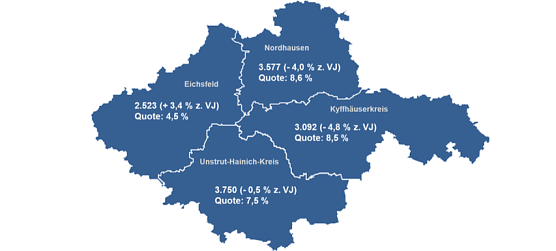 Arbeitsmarkt im März (Foto: Agentur für Arbeit Thüringen Nord) Arbeitsmarkt im März (Foto: Agentur für Arbeit Thüringen Nord)