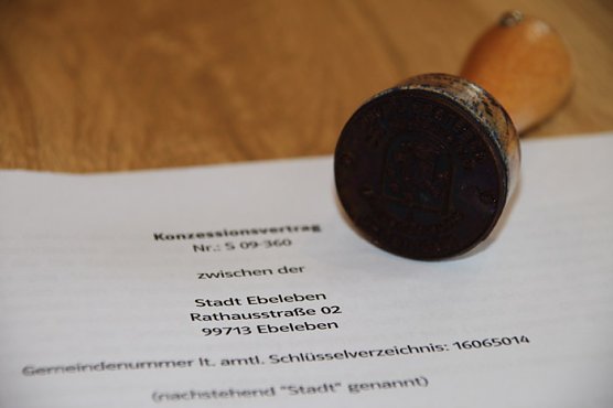 Konzessionsvertrag abgeschlossen (Foto: E.ON Th&uuml;ringen)