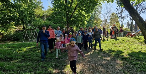 Familienwandertag der Kindervilla Bad Frankenhausen zum Schlachtberg (Foto: Katrin Milde)