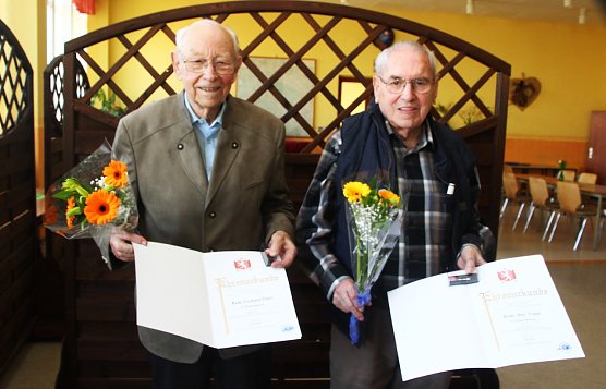 v.l. Gerhard Tittel, Max Trapp (Foto: Günter Herting) v.l. Gerhard Tittel, Max Trapp (Foto: Günter Herting)