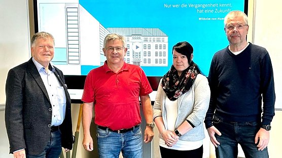 Von links: Achit T&ouml;lle, Volker Vogt, Cathleen Joiko und Rainer Sturm (Foto: privat)