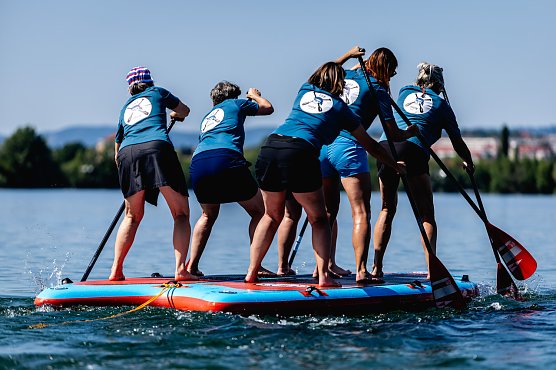 Gaudi auf dem Langbrett (Foto: C.Keil) Gaudi auf dem Langbrett (Foto: C.Keil)