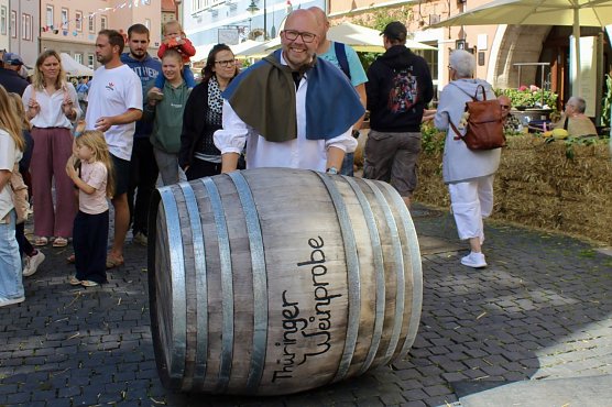 Bad Langensalza macht mehr als ein Fass auf (Foto: Eva Maria Wiegand) Bad Langensalza macht mehr als ein Fass auf (Foto: Eva Maria Wiegand)