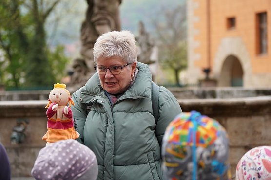Stadtführung für Kinder mit Güntherine (Foto: Stadtmarketing Sondershausen GmbH) Stadtführung für Kinder mit Güntherine (Foto: Stadtmarketing Sondershausen GmbH)