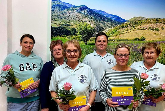 Der neue Vorstand des Seeh&auml;user Heimatvereins. (Foto: Isolde Schobe&szlig;)